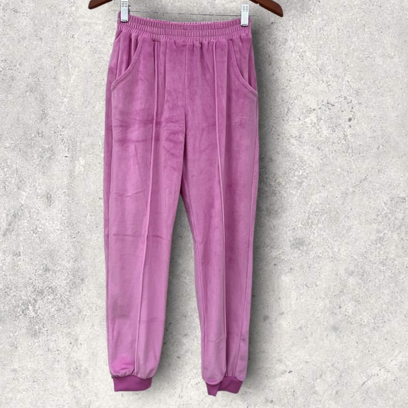 Nordstrom’s Zella Sweatsuit Joggers Loungewear Velour Set, Rose Pink | M (8/10) - Picture 6 of 16